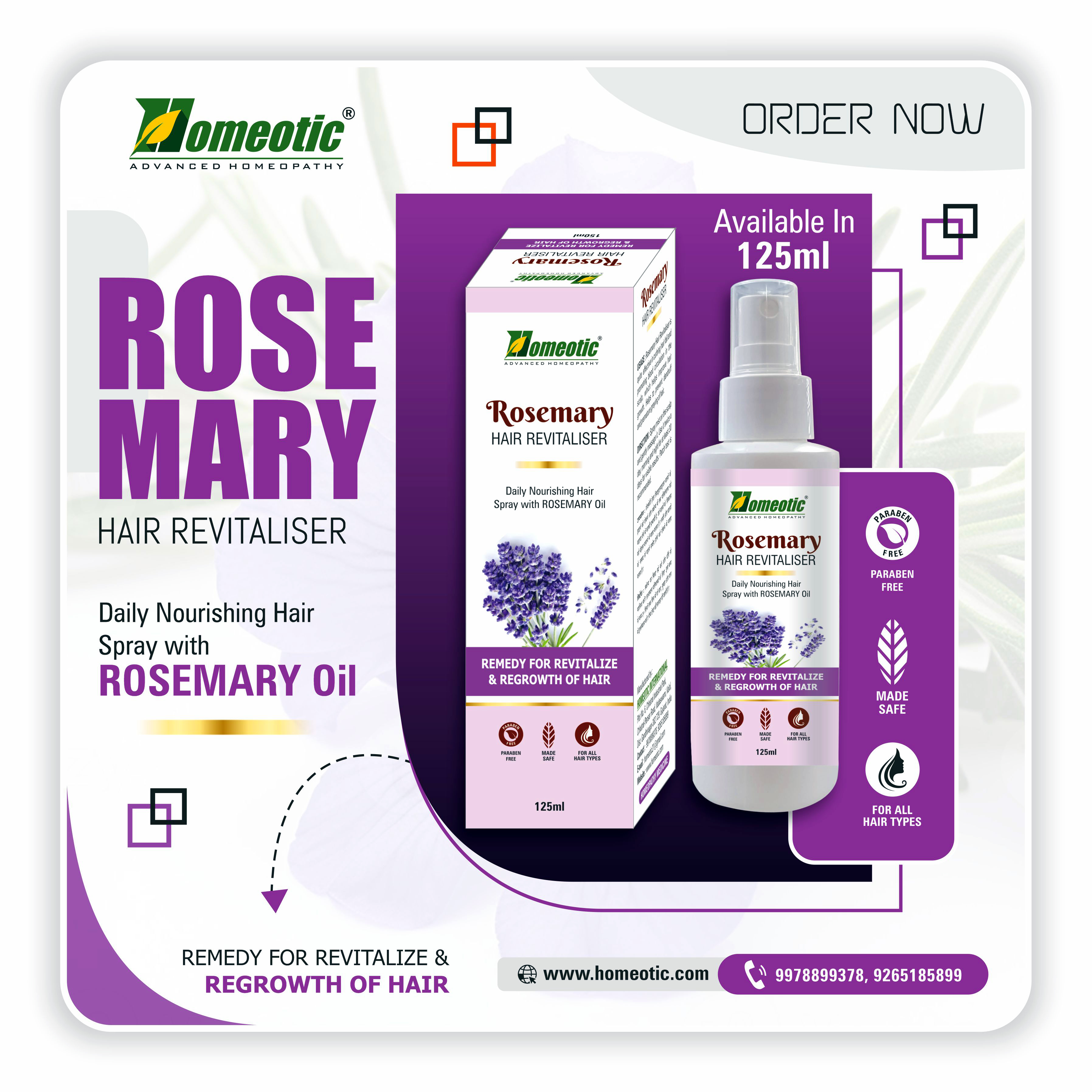 ROSEMARY HAIR REVITALISER