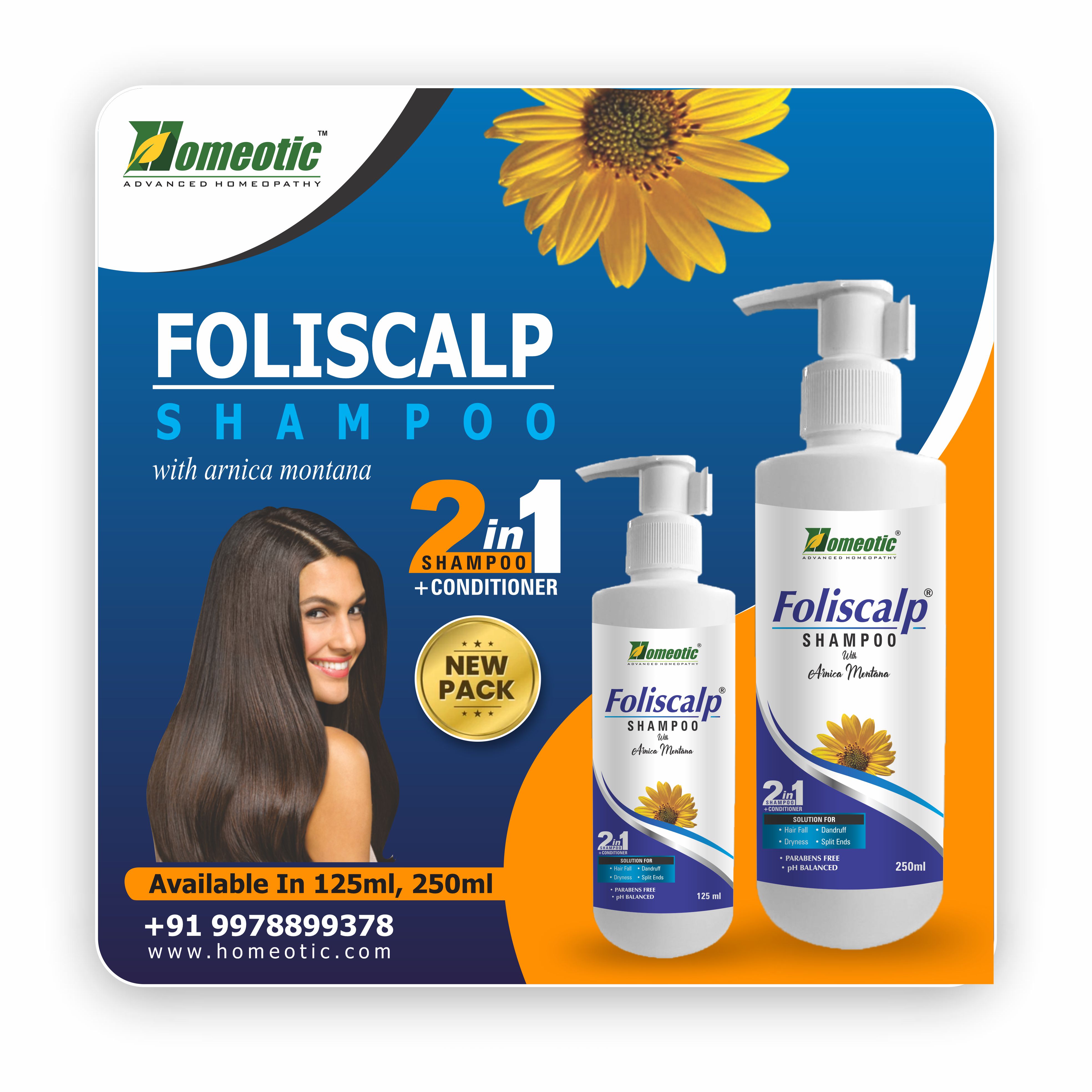 FOLISCALP Shampoo With ARNICA MONTANA 250ml